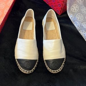 Tory Burch espadrille black and ivory